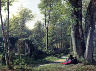 Blick auf Bellevue bei Meudon, 1852